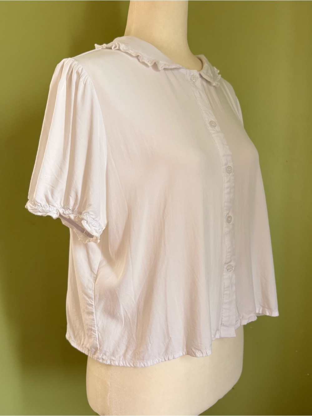 Ruffle Button-Down - Picture 3 of 6